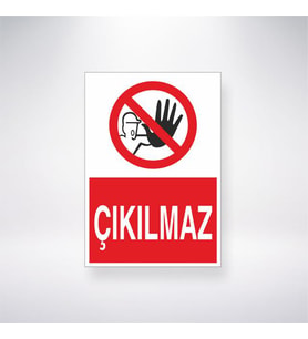 Çıkılmaz 21x35 Arkası Yapışkanlı Levha