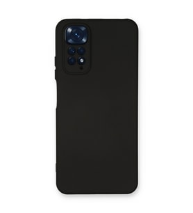 Xiaomi Redmi Note 11 Kılıf Nano İçi Kadife Silikon - Siyah