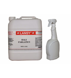 Lansy Halı Parlatıcı 5 Kg Konsantre 1/3 + Uygulama Spreyi (Beyaz)