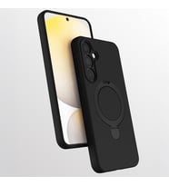 Samsung Galaxy A17 Uyumlu Kılıf M-safe Şarj Özellikli Standlı Zore Samara Kapak