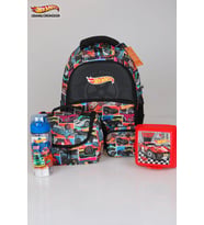 DEKOMUS İLE YENİ SEZON LİSANSLI HOT WHEELS OKUL,BESLENME,KALEM ÇANTASI İLE MATARA,BESLENME KABI SETİ