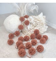 Pamuka Mini Ponpon Pinkish Brown