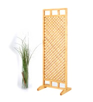 Woodensa Ahşap Paravan Seperatör  Oda Bölücü Ayırıcı 50*160 cm Kiraz