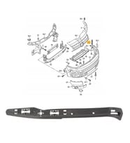 Vw T5 T6 Sol Ön Tampon Braketi 2004-2014 7H0807183A