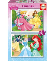 Educa Disney Prensesler 2x20 Parça Puzzle