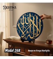 Destina Ahşap- Mandala Boyama Seti- Ekonomik Seri- Eko Model 268