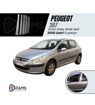 Peugeot 307 Krom Kapı Direk Seti 6 Prç P.Çelik 2000 Üzeri