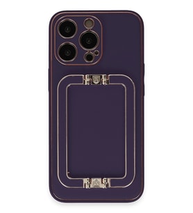 Iphone 14 Kılıf Coco Elit Kapak - Derin Mor