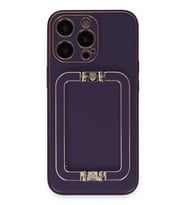 Iphone 14 Kılıf Coco Elit Kapak - Derin Mor