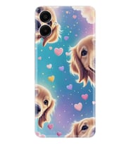 Samsung Galaxy A06 Kılıf Boutique Baskılı Resimli Kalp ve Köpek Pcode -034
