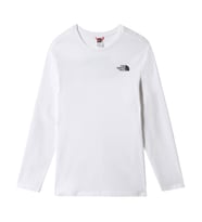 The North Face  M L/S EASY TEE - EU Erkek T-Shirt NF0A2TX1FN41 (Beyaz)