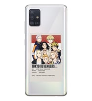 Samsung Galaxy A51 Uyumlu Tokyo Revengers Poster Tasarımlı Şeffaf Telefon Kılıfı