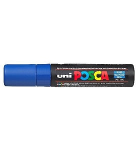 Uni Posca PC-17K Boyama Markörü 15 mm Kesik Uç MAVİ 