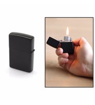 Kişiye Özel İsim Yazılı Zippo Tasarım Siyah Renk Taşlı Metal Çakmak (Çok Renkli)