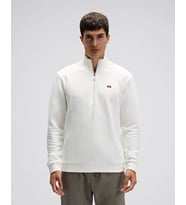 Ellesse Erkek Yarım Fermuarlı Sweatshirt EM580 (Beyaz)