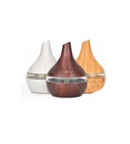 Mini Oda Hava Nemlendirici, 7 Renk Işıklı, 300ml, Japon Beyaz Model