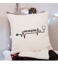 Hemşire Tasarımlı Yastık