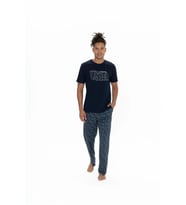 U.S. Polo Assn. Erkek 3'lü %100 Pamuk Pijama Takımı (Lacivert)