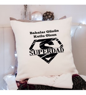 Babalar Günü Tasarımlı Yastık