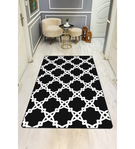 Modern Desenli Dijital Baskı Kaymaz Taban Halı H0192