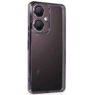 Newface Vivo Y27 Kılıf Razer Lensli Silikon - Mor