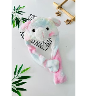 Miniğimin Cicileri 3D Renkli  Hareketli Eğlenceli Çocuk Kulaklık - Pembe
