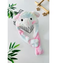 Miniğimin Cicileri 3D Renkli  Hareketli Eğlenceli Çocuk Kulaklık - Pembe