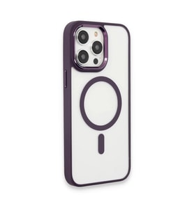 Apple İphone 15 Pro Max Kılıf Room Magneticsafe Silikon - Derin Mor