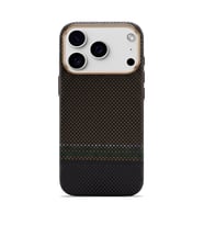 CARBONAIR MAGFORGE Elite Heritage Noir iPhone 17 Pro MagSafe Karbon Kılıf