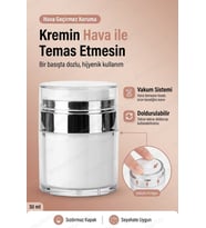 Hava Pompalı Vakumlu Doldurulabilir Fondöten ve Krem için Kozmetik Şişesi
