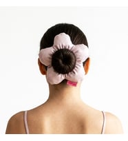 Woodycord Uçuk Pembe Pofuduk Scrunchie Topuz Tokası