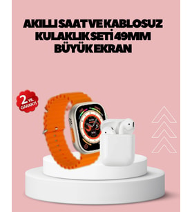 Watch 9 Max Akıllı Saat 45 Mm Geniş Ekran Kulaklık Seti