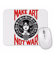 Make Love Not War Mouse Pad