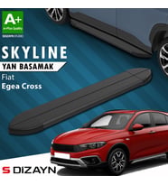 S-Dizayn Fiat Egea Cross Skyline Siyah Yan Basamak 183 Cm 2020 Üzeri A+ Kalite
