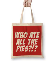 Football Piegate Who Ate All The Pies Bez Çanta Uzun Saplı