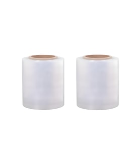 Palet Streç Film 17 Micron 10 cm x 300 m Şeffaf 2 Adet