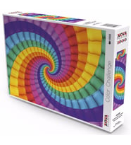 Nova Puzzle 1000 Parça Gökkuşağı Sarmalı Rengarenk Puzzle