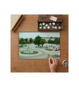 Düzce Anıtpark Meydanı Tasarımı 240 parça Ahşap Puzzle Ahşap Kutuda MP07309