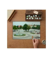 Düzce Anıtpark Meydanı Tasarımı 240 parça Ahşap Puzzle Ahşap Kutuda MP07309