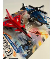 Sürtmeli Uçak ve Helikopter Seti 2' li Set 19x12 Cm (Çok Renkli)