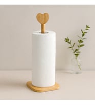 Bambu Kağıt Havluluk 12x12 cm Kalp Başlı Sap 28.5 cm