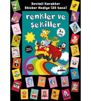 Stickerlı 3+ Yaş Renkler ve Şekiller
