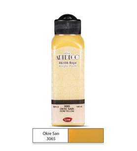 ARTDECO AKRİLİK BOYA 140 ML. 3065 OKRE SARI