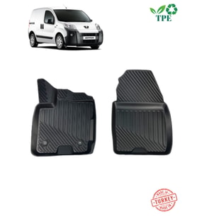 Peugeot Bipper Cargo Havuzlu Oto Paspas Kapalı Kasa Ön İki Parça