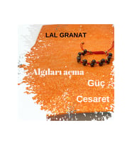 6MM İPLİ GRANAT LAL DOĞAL TAŞ BİLEKLİK - AYARLANABİLİR ÖLÇÜ