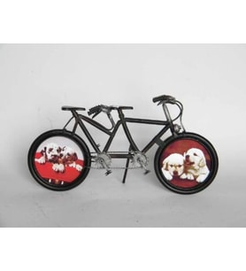HEDİYELİK › KARIŞIK › Metal Objeler-RD Bike-photo frame Resim çerçevesi-32*9*17 CM.