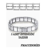 İTALYAN CHARM BİLEKLİK 5 ADET CHARMA SATICIYA SORU SOR KISMINDAN İSTEDİĞİNİ YAZDIR