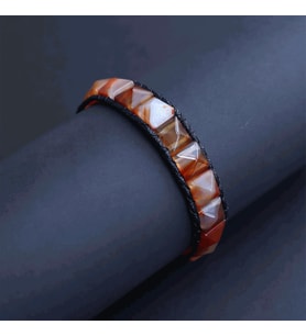 Clays Jewellery Akik Taşı Bileklik, Kadın Bileklik, Erkek Bileklik, Doğal Taş Bileklik