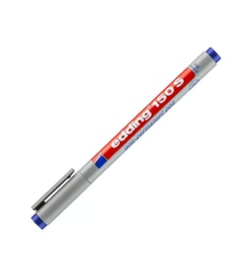 EDDİNG 150S SİLİNEBİLİR ASETAT KALEMİ (NON PERMANENT) 0.3mm MAVİ
