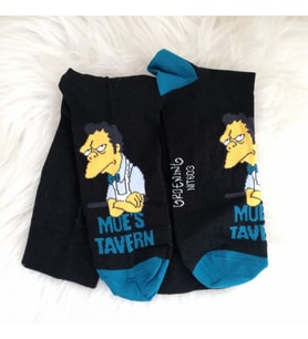 Mue's Tavern Simpson Çorap (Turkuaz)